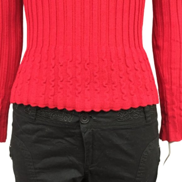 VEX Collection Red Size S Long Sleeve Sweater - Picture 8 of 11